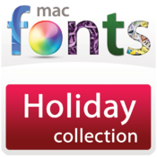MacFonts Holiday Fonts 節日專用的 10 款字型軟體