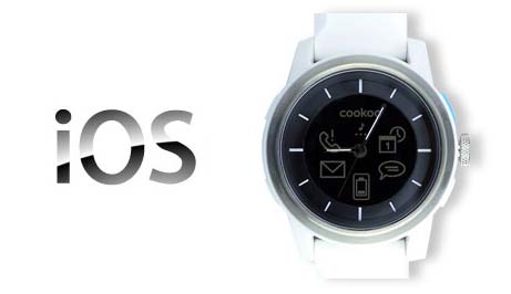 讓你可以用藍牙傳輸連接到 iPhone 或 iPad 等 iOS 設備來一手掌握的 COOKOO 手錶
