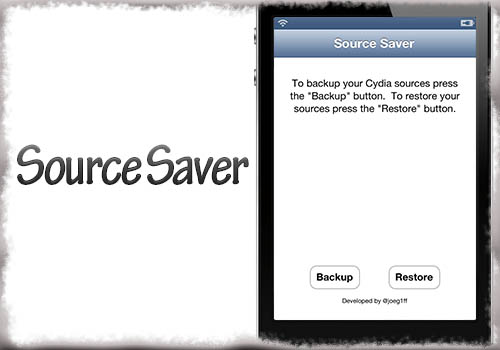 【CYDIA APP】 Source Saver 輕鬆一鍵備份與恢復 CYDIA 中所設定過的軟體源資料