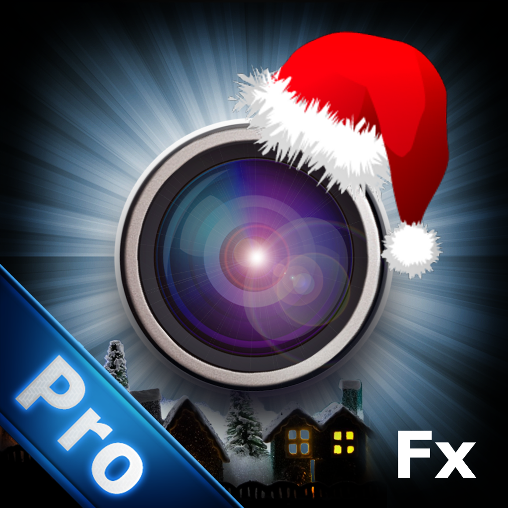 【iOS APP】PhotoJus Christmas FX Pro – Pic Effect for Instagram 專為聖誕節設計的賀卡相框