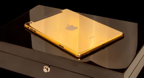 極致奢華的象徵！用 24K金、玫瑰金和白金點綴你的 iPad Air！
