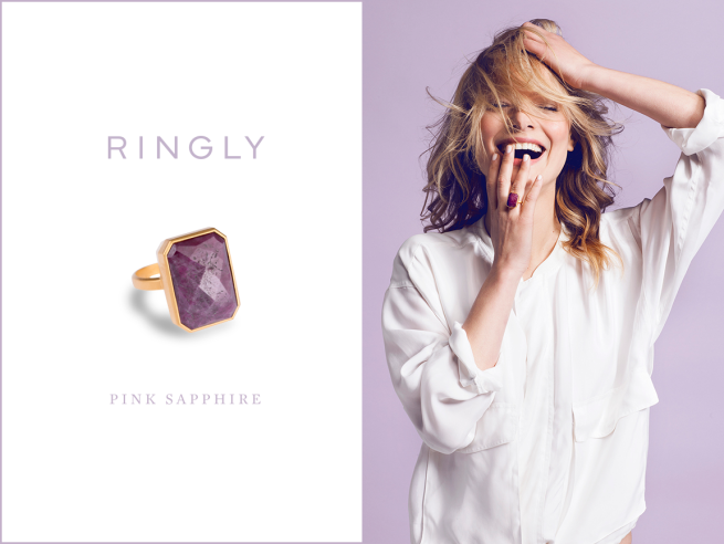Ringly 推出時尚的智慧戒指，是配件也能提醒手機訊息！