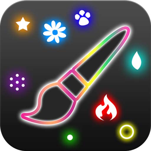 【iOS APP】Glow Doodle !! 多彩塗鴉