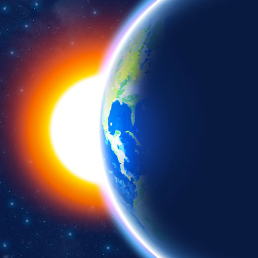 【iOS APP】3D Earth 即時天氣預報~未來天氣預測及立體地球俯瞰圖