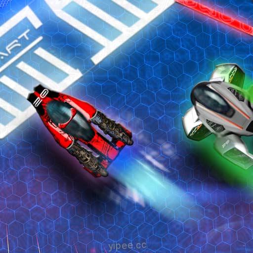【iOS APP】OmegaXracer 絢麗的宇宙飛船競速遊戲
