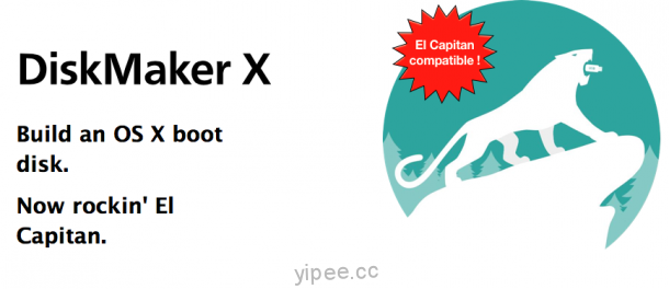 DiskMaker X Mac OSX EI Captian 1