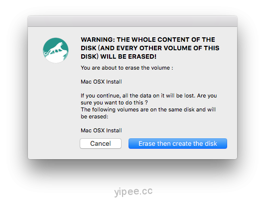 DiskMaker X Mac OSX EI Captian 10