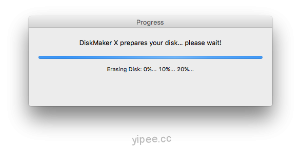 DiskMaker X Mac OSX EI Captian 13