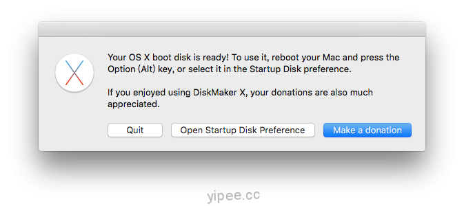 DiskMaker X Mac OSX EI Captian 15