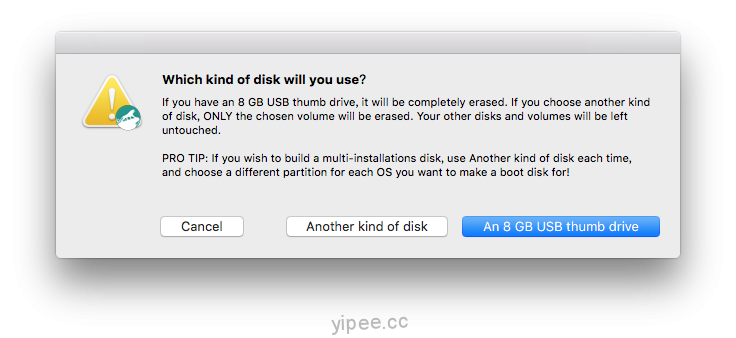 DiskMaker X Mac OSX EI Captian 8