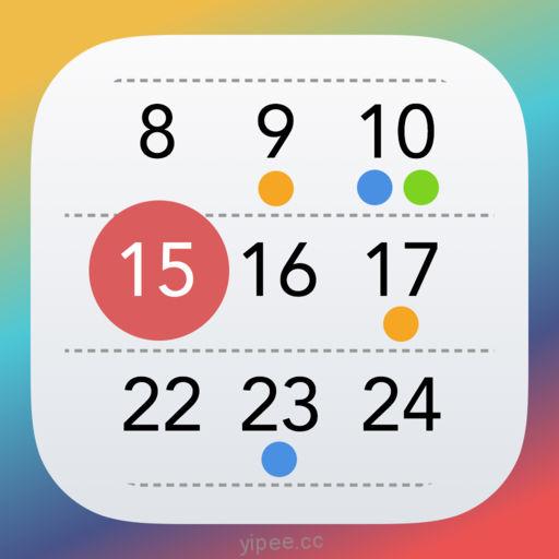 【iOS APP】Calendarique 免解鎖~通知中心行事曆