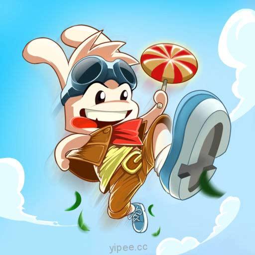 【iOS APP】Bunny Jump WoW 可愛滑稽的兔子兔子跳~~