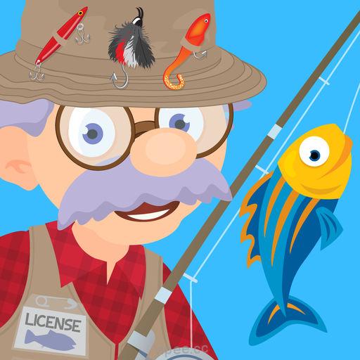 【iOS APP】Fishing With Grandpa 跟著爺爺釣魚去~