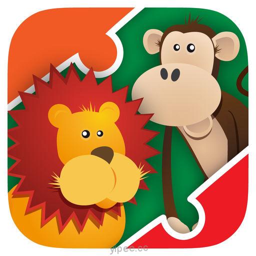 【iOS APP】My first jigsaw Puzzles : Animals from jungle and savannah 我的第一個拼圖：叢林和熱帶草原系列