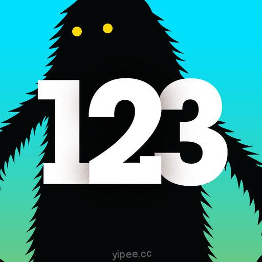 【iOS APP】The Lonely Beast 123 數一數，一共有多少~幼兒數數遊戲