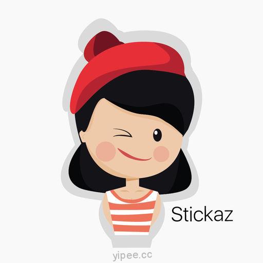 【iOS APP】Red Hat Stickaz 紅帽女孩貼圖