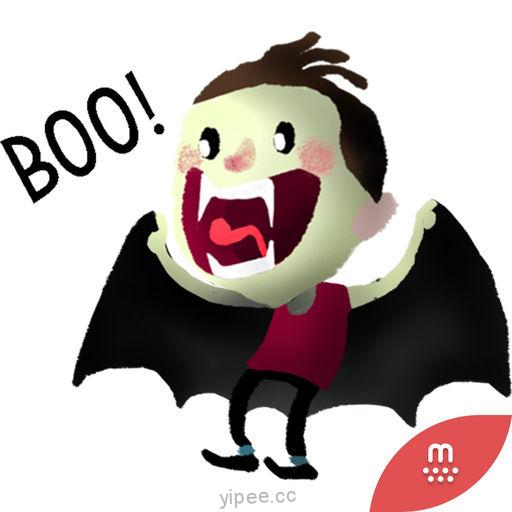 【iOS APP】Vampire stickers by meltem for iMessage 吸血鬼貼圖