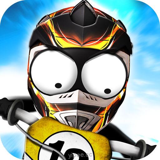 【iOS APP】Stickman Downhill – Motocross 火柴人自行車越野賽