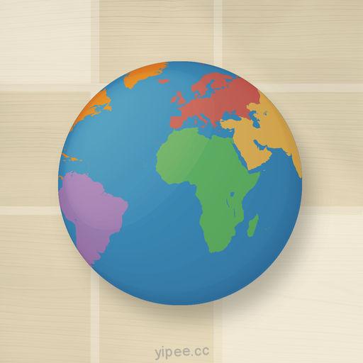 【iOS APP】Intro to Geography: World Edition, by Montessorium 世界地理教育遊戲
