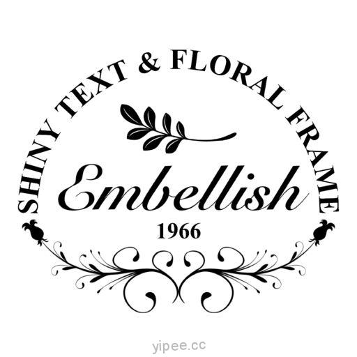 【iOS APP】Embellish 花卉文字藝術框架