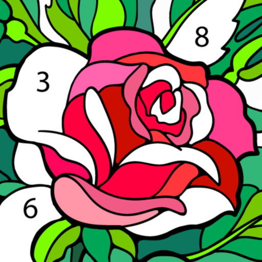 【iOS APP】Color by Number #Coloring Book 按數字填色 填色書—塗色遊戲