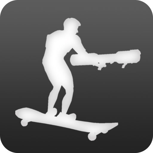 【iOS APP】Skate & Strike 高空滑板賽車遊戲