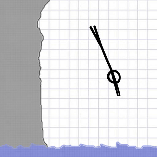 【iOS APP】Stickman Cliff Diving 火柴人懸崖跳水遊戲