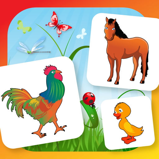 【iOS APP】Farm Flip Fun – Match Animals 動物圖片卡記憶力遊戲