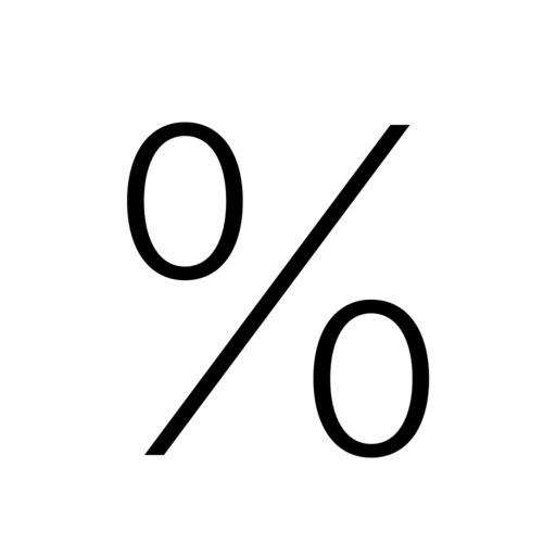 【iOS APP】Percentage Calculator +++ 百分比計算機