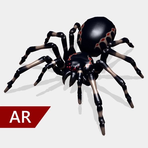 【iOS APP】AR Spiders 要不要來張合照!?擴增實境虛擬蜘蛛