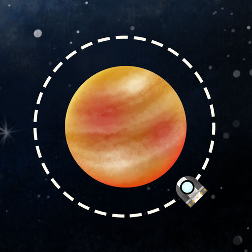 【iOS APP】Orbital Sling 軌道吊索~互動式太空探險遊戲