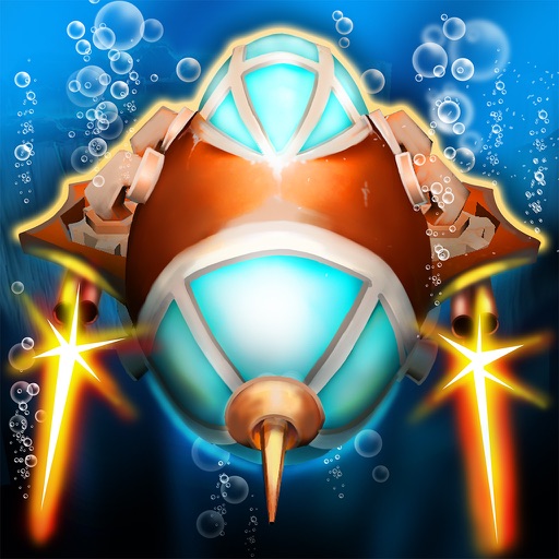 【iOS APP】Abyss Attack 深海潛艇射擊遊戲