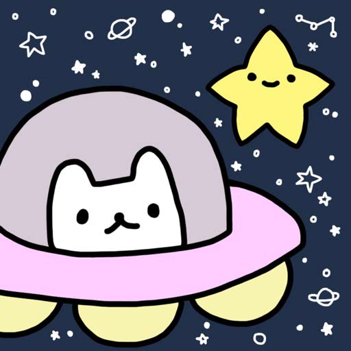 【iOS APP】Space Cat Star Hunter 太空貓咪捉星星