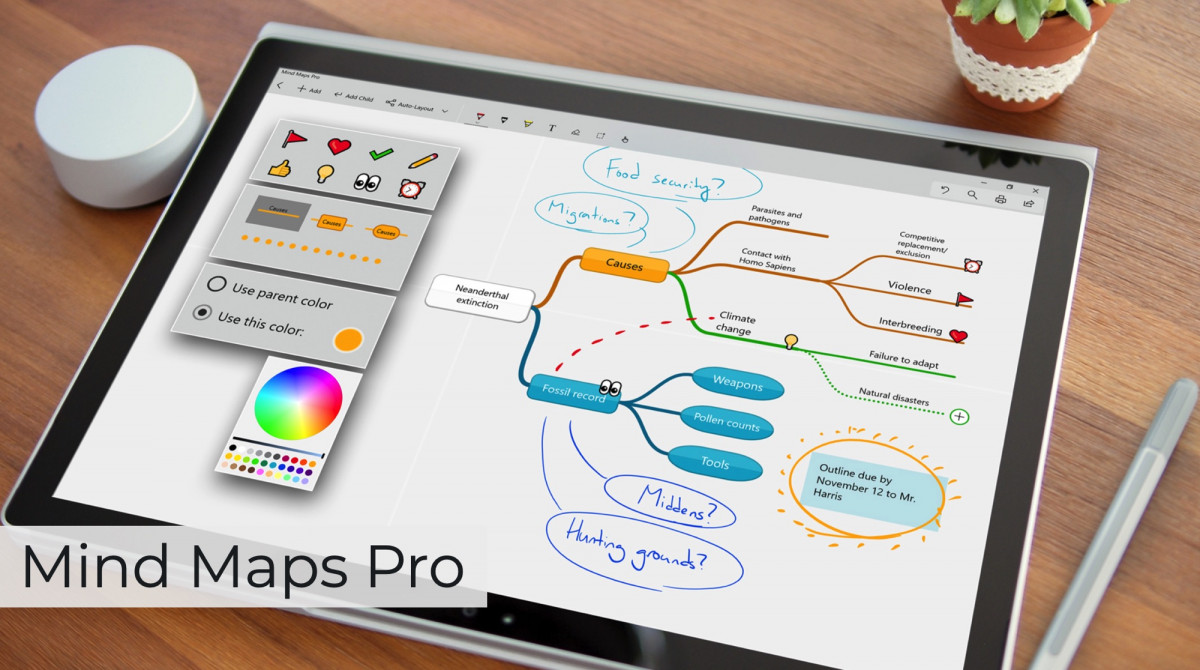 【限時免費】Windows 專用「Mind Maps Pro」心智圖、思維導圖 App 趕快下載！