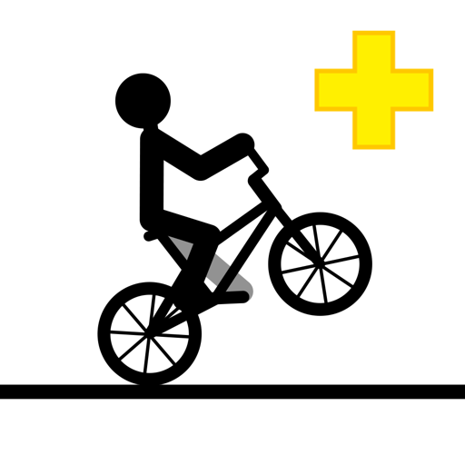 【iOS APP】Draw Rider Plus 簡單有趣的物理自行車賽車遊戲