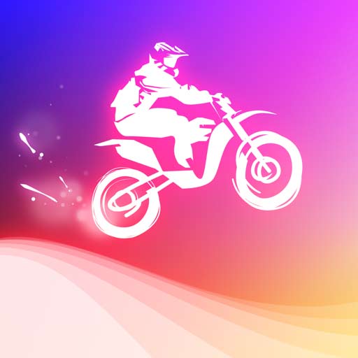 【iOS APP】Rad Trails 迷人的霓虹自行車賽車遊戲