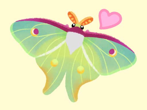 【iOS APP】Moth and Beetle 飛蛾和甲蟲 iMessage 動畫貼圖包