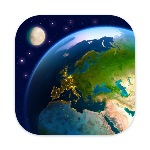 【Mac OS APP】Earth 3D 瀏覽世界各地的每個角落~立體地球儀