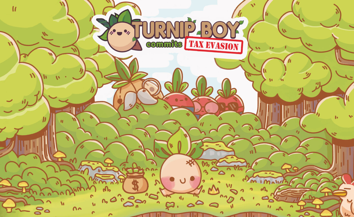 【限時免費】壓倒性好評遊戲《Turnip Boy Commits Tax Evasion》放送，2023 年 11 月 10 日凌晨 00:00 截止