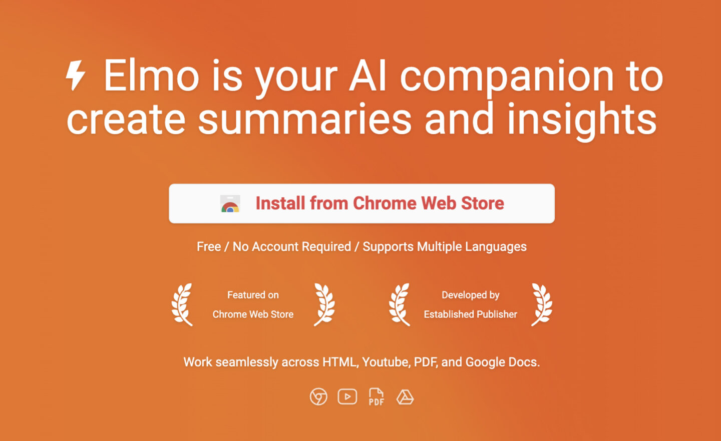 【Chrome 教學】超好用的「Elmo Chat」AI 摘要工具，快速整理重點、提升工作效率 